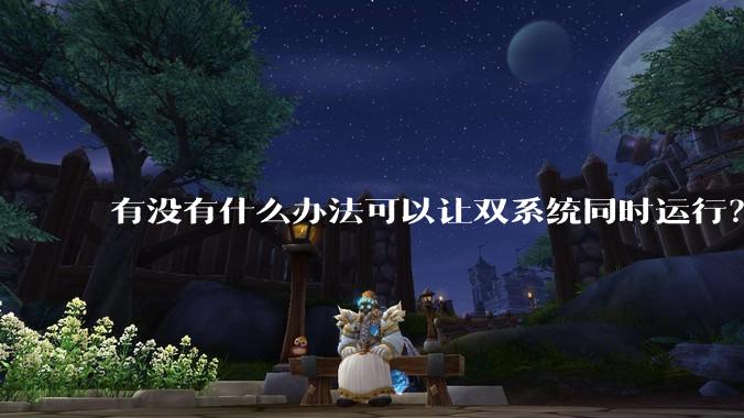 有没有什么办法可以让双系统同时运行？