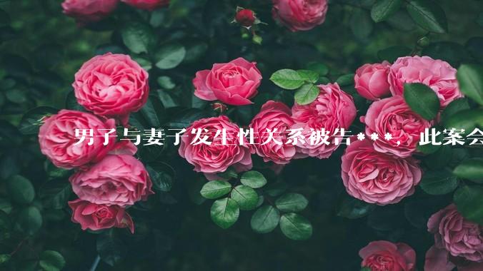 男子与妻子发生性关系被告***，此案会成为国内第一起在婚姻存续期间内未分居下的***案吗？