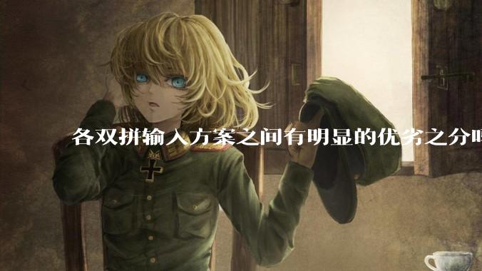 各双拼输入方案之间有明显的优劣之分吗？