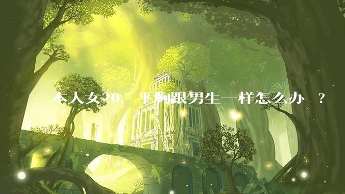 本人女20，平胸跟男生一样怎么办 ?