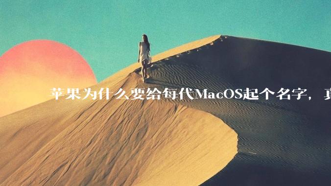 苹果为什么要给每代MacOS起个名字，真以为人们记得住分得清吗？