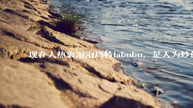 现在人热衷泡泡玛特labubu，是人为炒作?（类似当年郁金香君子兰，房地产泡沫）还是真的是人的需求?