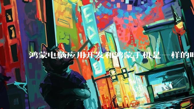 鸿蒙电脑应用开发和鸿蒙手机是一样的吗？