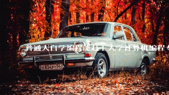 普通人自学编程能赶上大学计算机编程专业的水平吗？